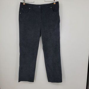 New Directions Black Corduroy Women's Boot Pants Size‎ 14